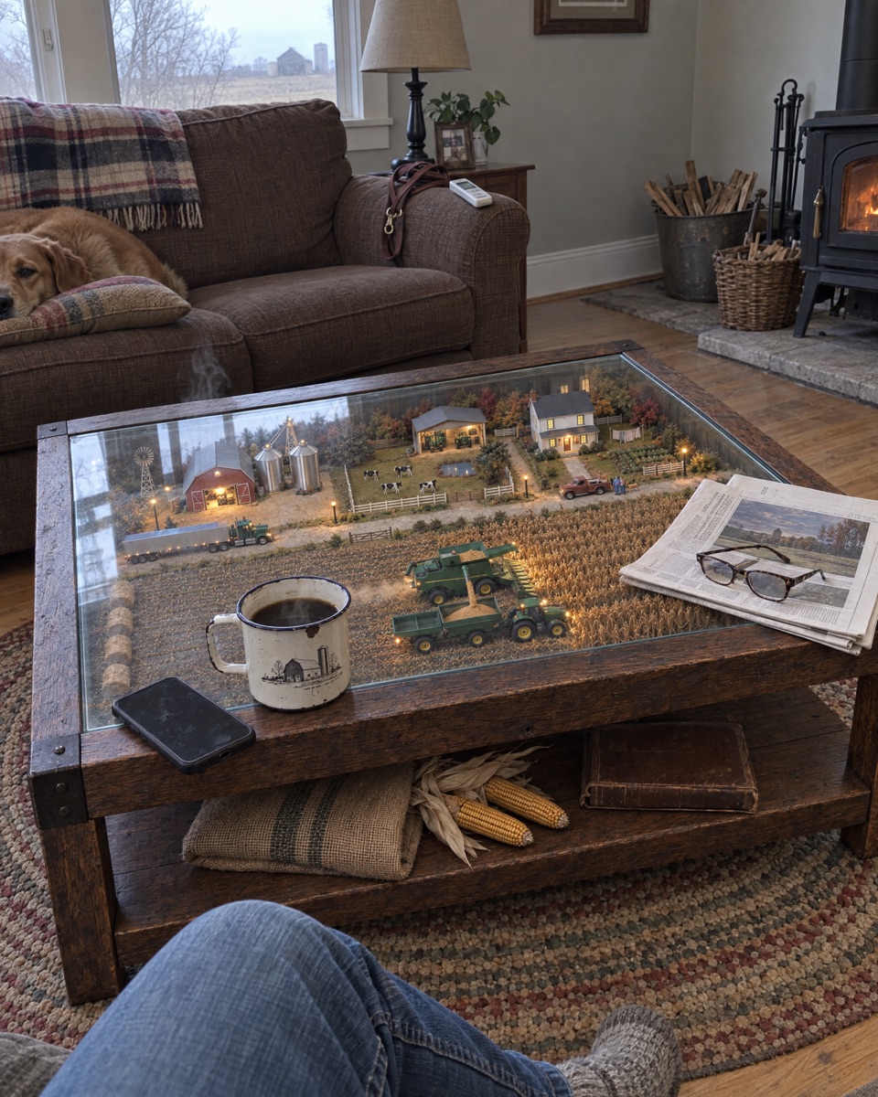 Customer photo of a Barnwood Works table