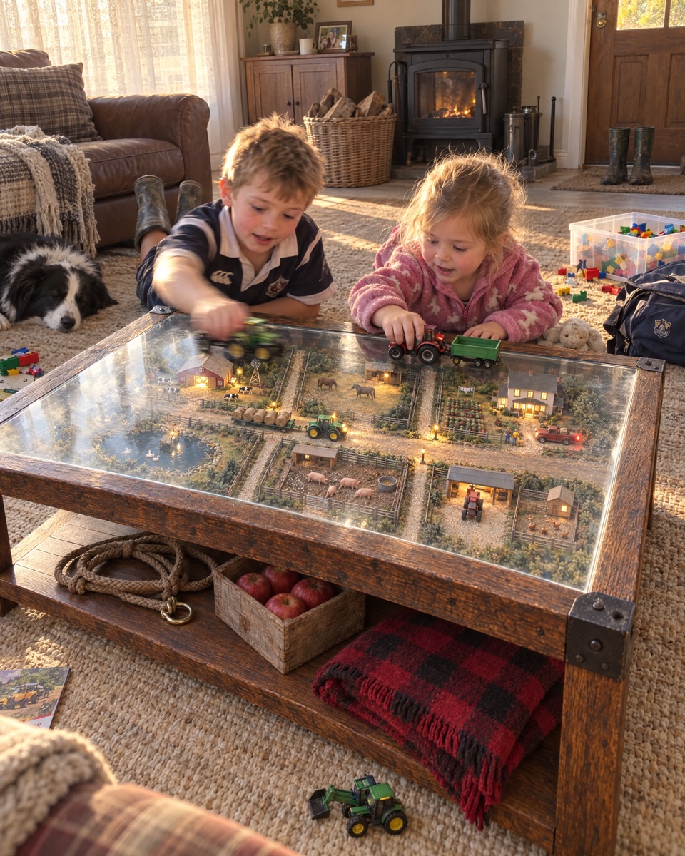 Customer photo of a Barnwood Works table