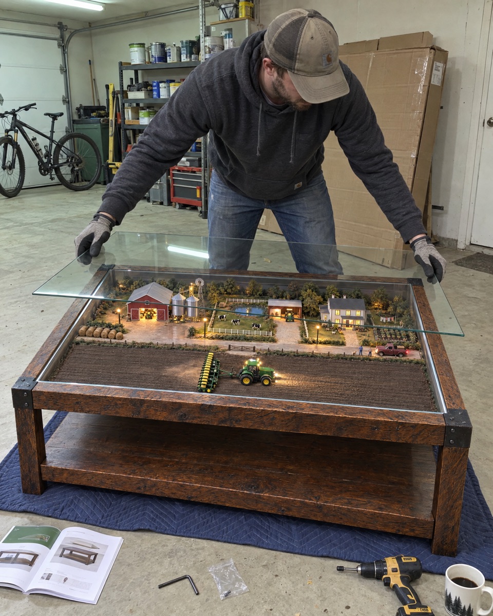 Customer photo of a Barnwood Works table